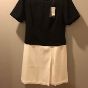 White House black market, black and white dress